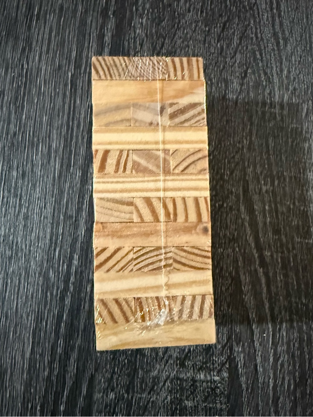 Mini jenga set- fun game wooden pieces party game